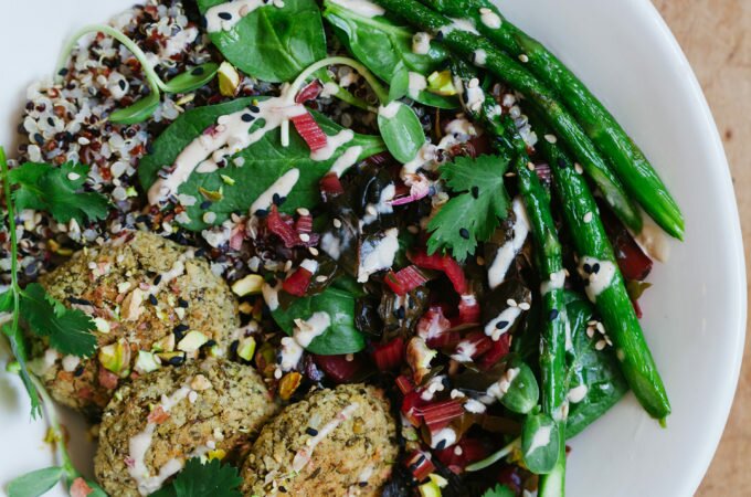 Mung Bean Falafel Bowl