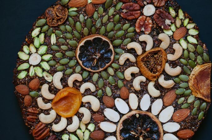 Concord Grape Fruit and Nut Cake | Golubka Kitchen