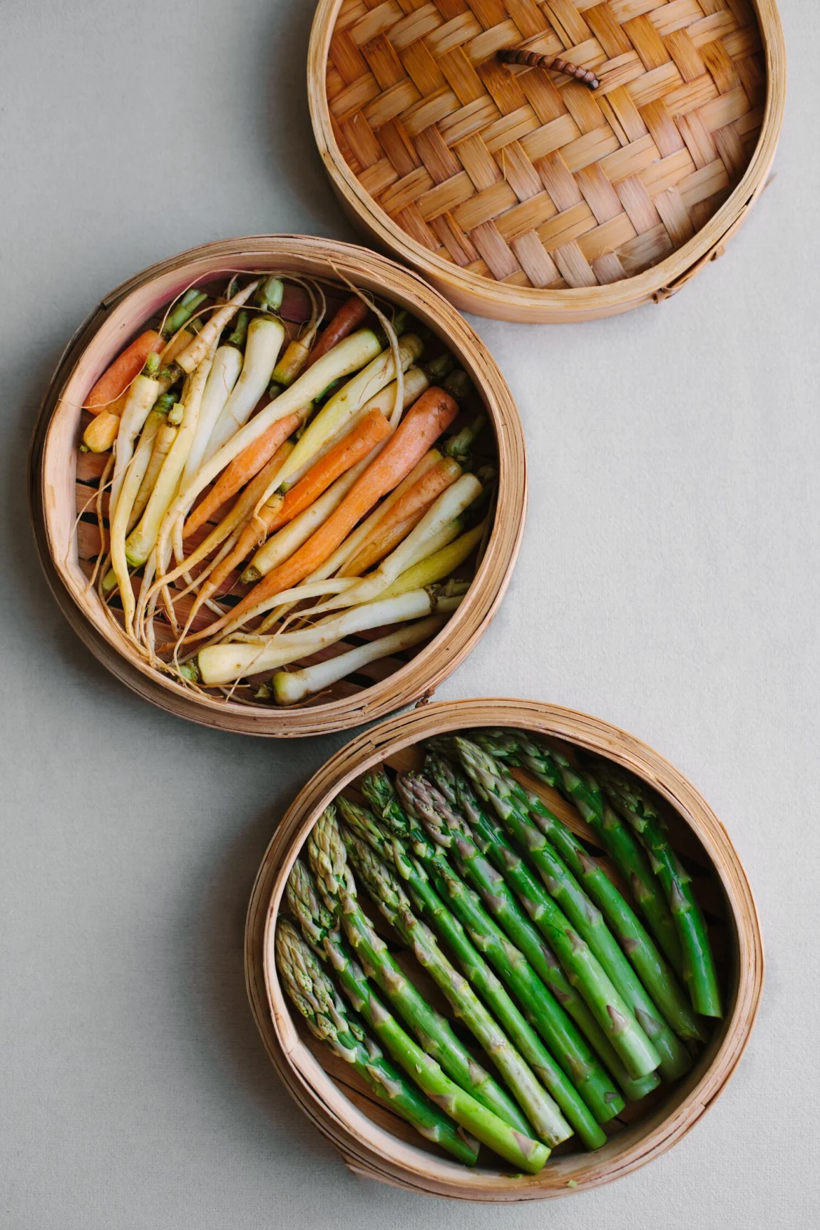 Spring Vegetables with Smoky Chickpea Croutons and Avocado Aioli - Golubka Kitchen