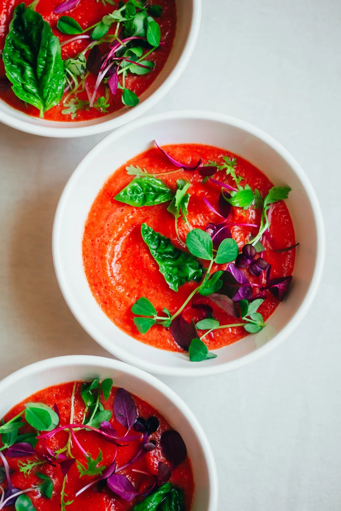 Red Lentil Gazpacho - Golubka Kitchen