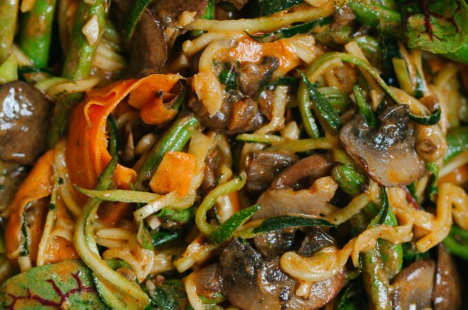 Smoky Summer Veggie Tangle | Golubka Kitchen