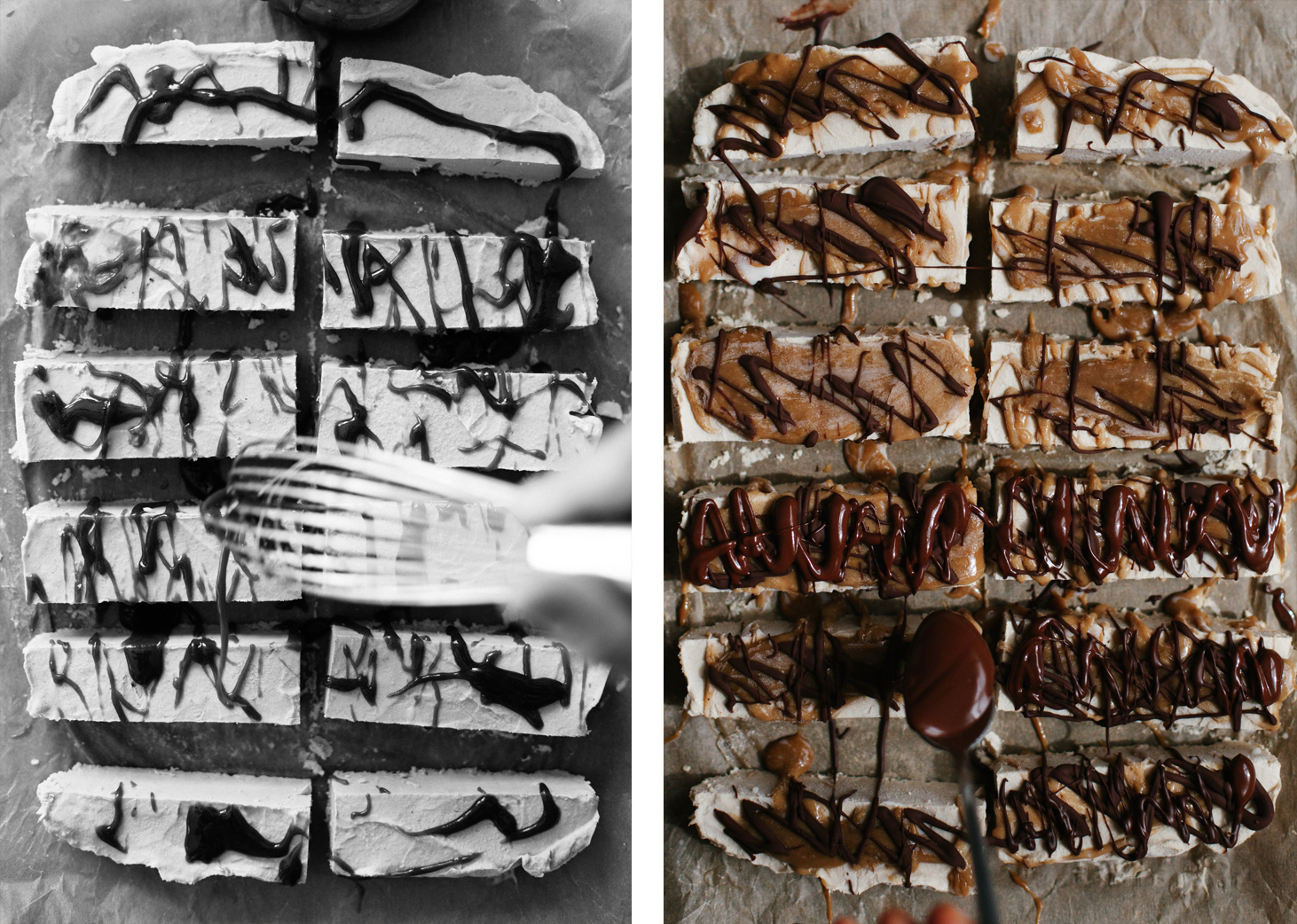 Tahini Ice Cream Bars with Miso Caramel and Chocolate | Golubka Kitchen