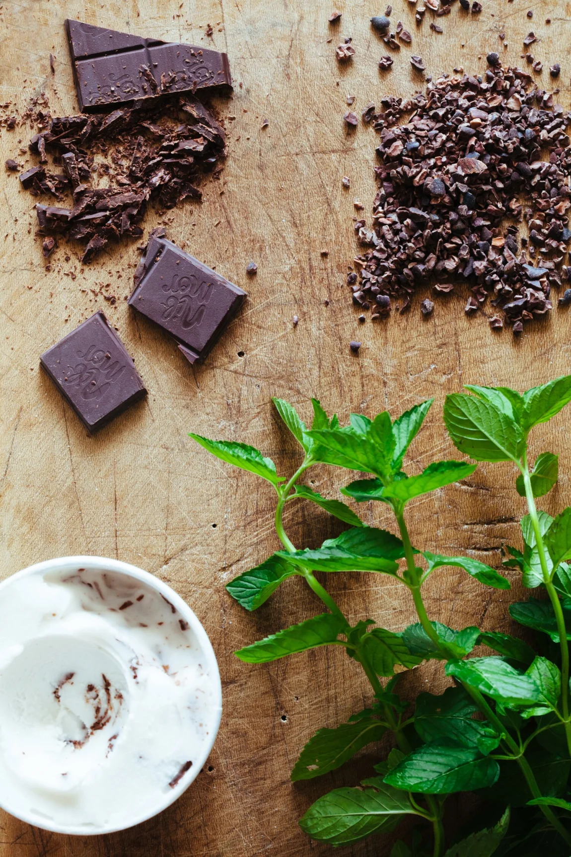 Mint and Chocolate Milkshake with Aquafaba Whipped Cream | Golubka Kitchen