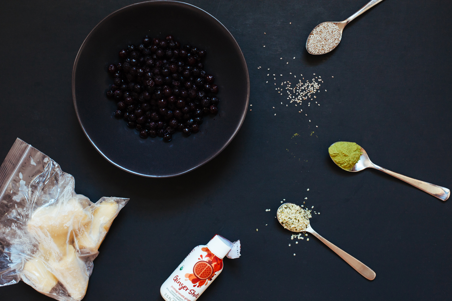 Blueberry, Chia and Ginger Post-Workout Smoothie | Golubka Kitchen