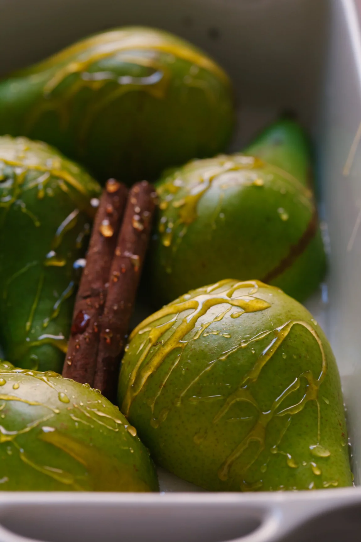 Honey-Roasted Pears with Vanilla Cashew Cream | Golubka Kitchen