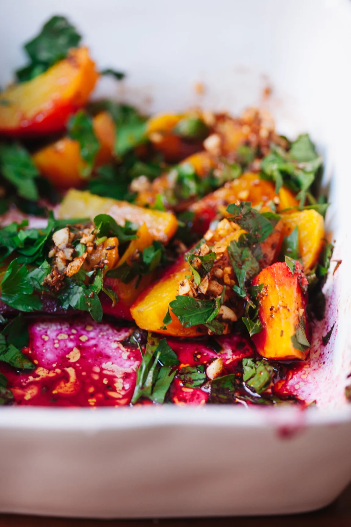 Kale Salad with Marinated Beets, Lentils and Almond Cheese | Golubka Kitchen