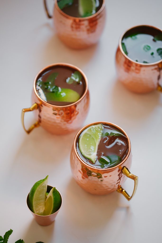 Spiced Kombucha Moscow Mules & a Giveaway