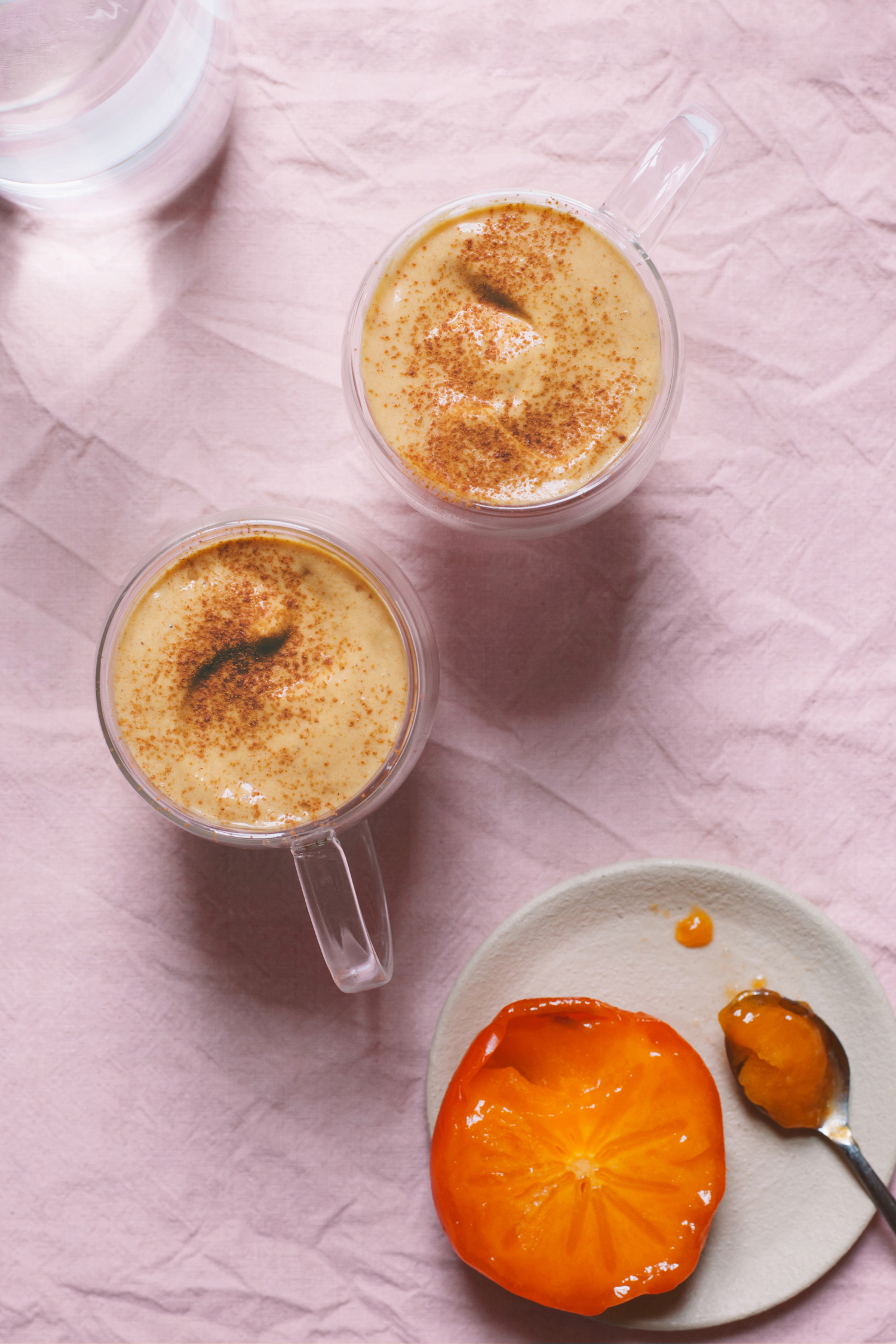Quick Persimmon 'Eggnog' | Golubka Kitchen