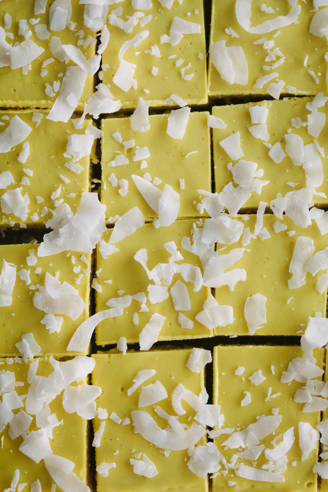 No Bake Coconut Lemon Bars - Golubka Kitchen