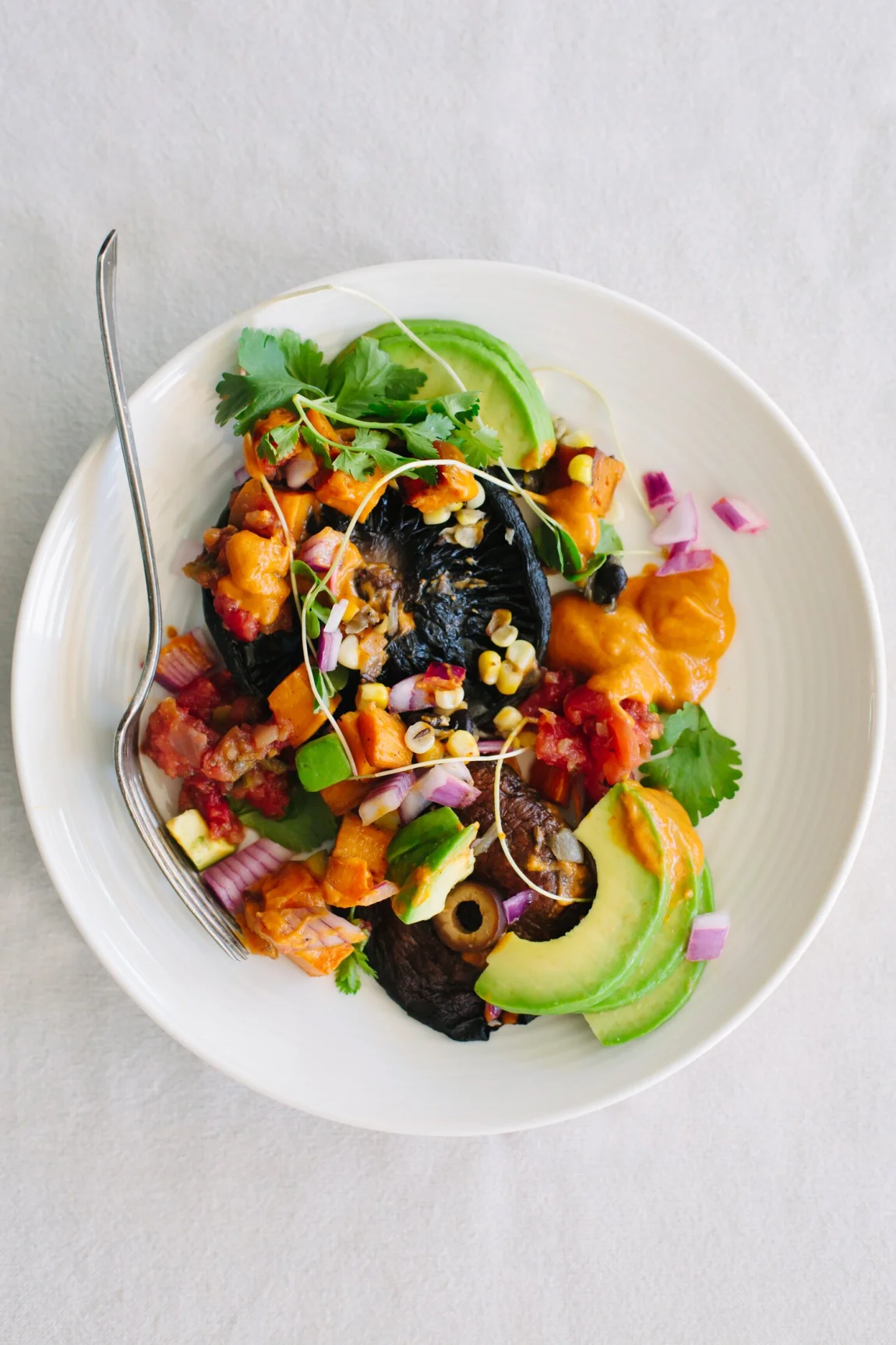 Portobello Nachos - Golubka Kitchen