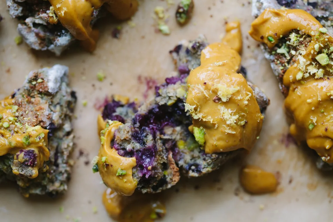 Gluten-Free Blueberry Lemon Scones - Golubka Kitchen