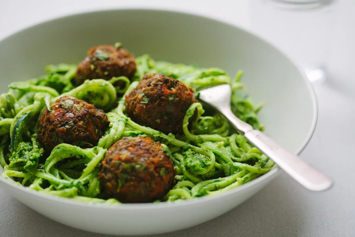 Italian Style Lentil and Mushroom (Not)Meatballs from Pantry to Plate - Golubka Kitchen