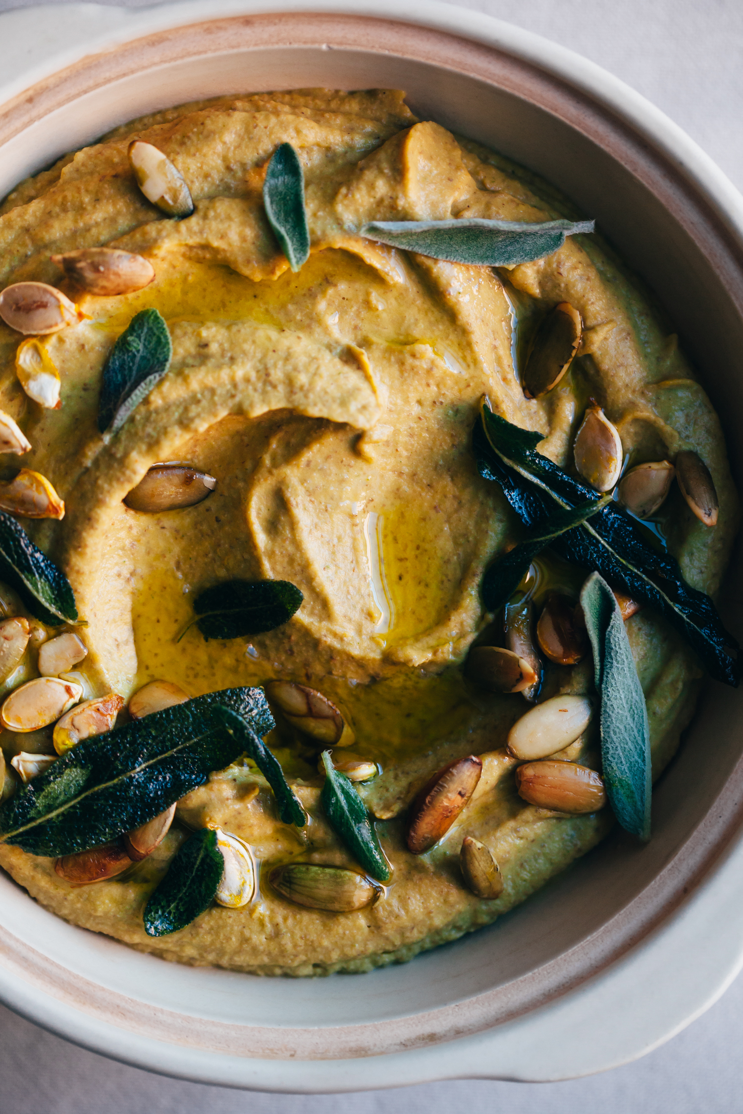 Lentil and Squash Hummus (Plant-Based Fall Meal Plan) - Golubka Kitchen