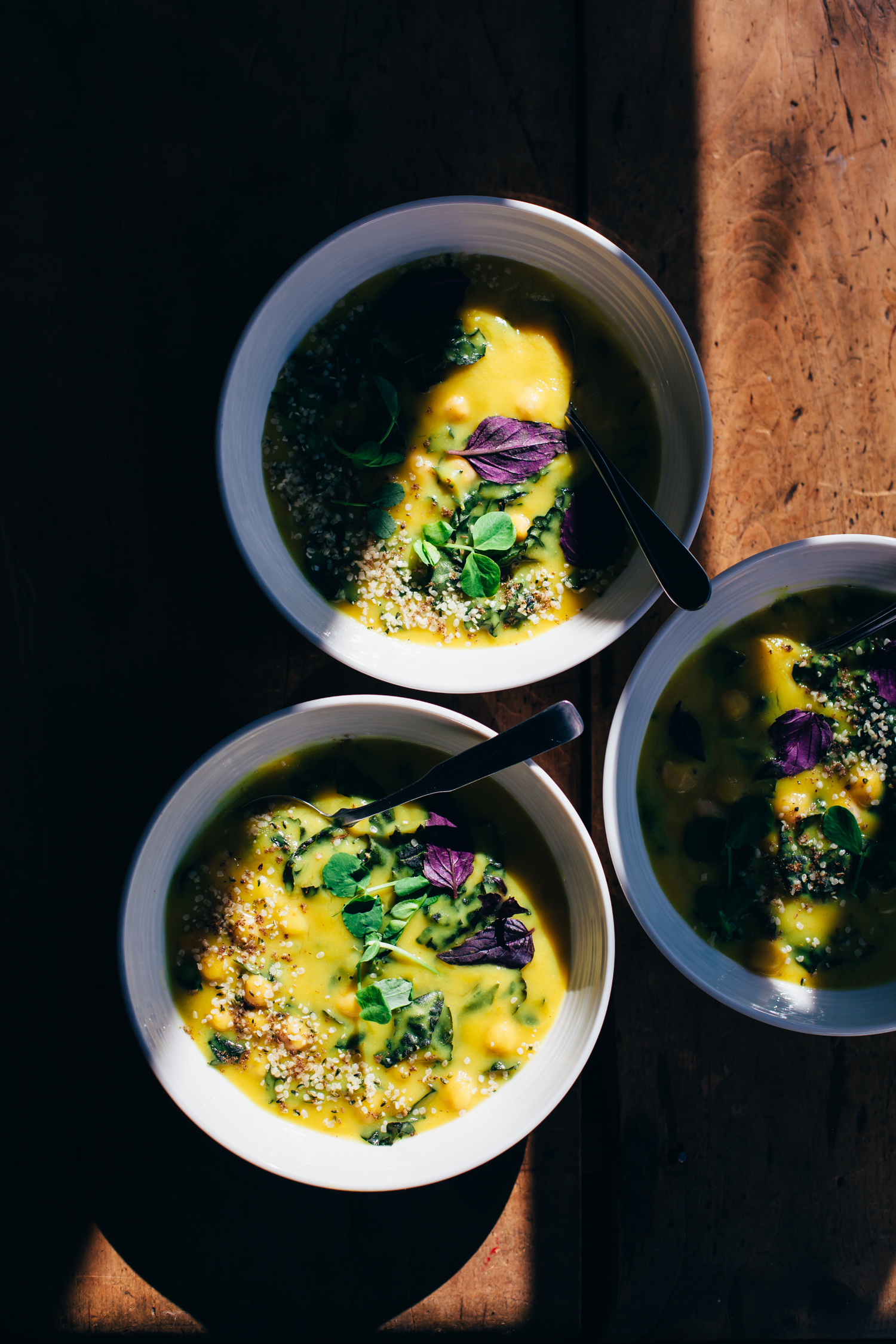 Bright & Grounding Chickpea, Parsnip and Kale Soup - Golubka Kitchen