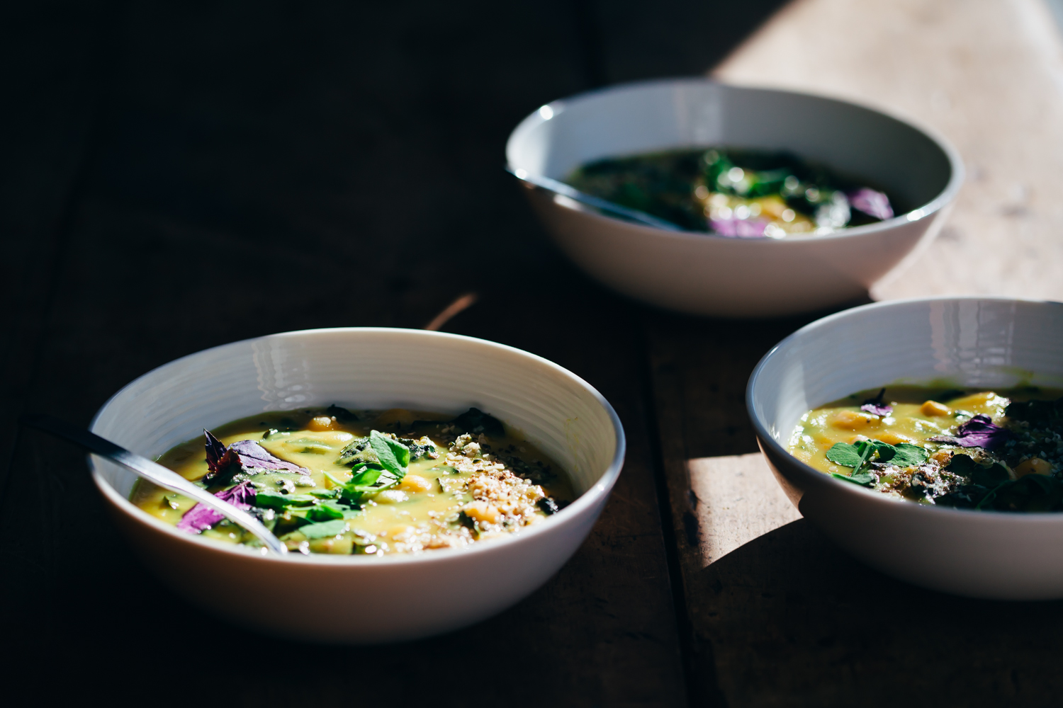 Bright & Grounding Chickpea, Parsnip and Kale Soup - Golubka Kitchen