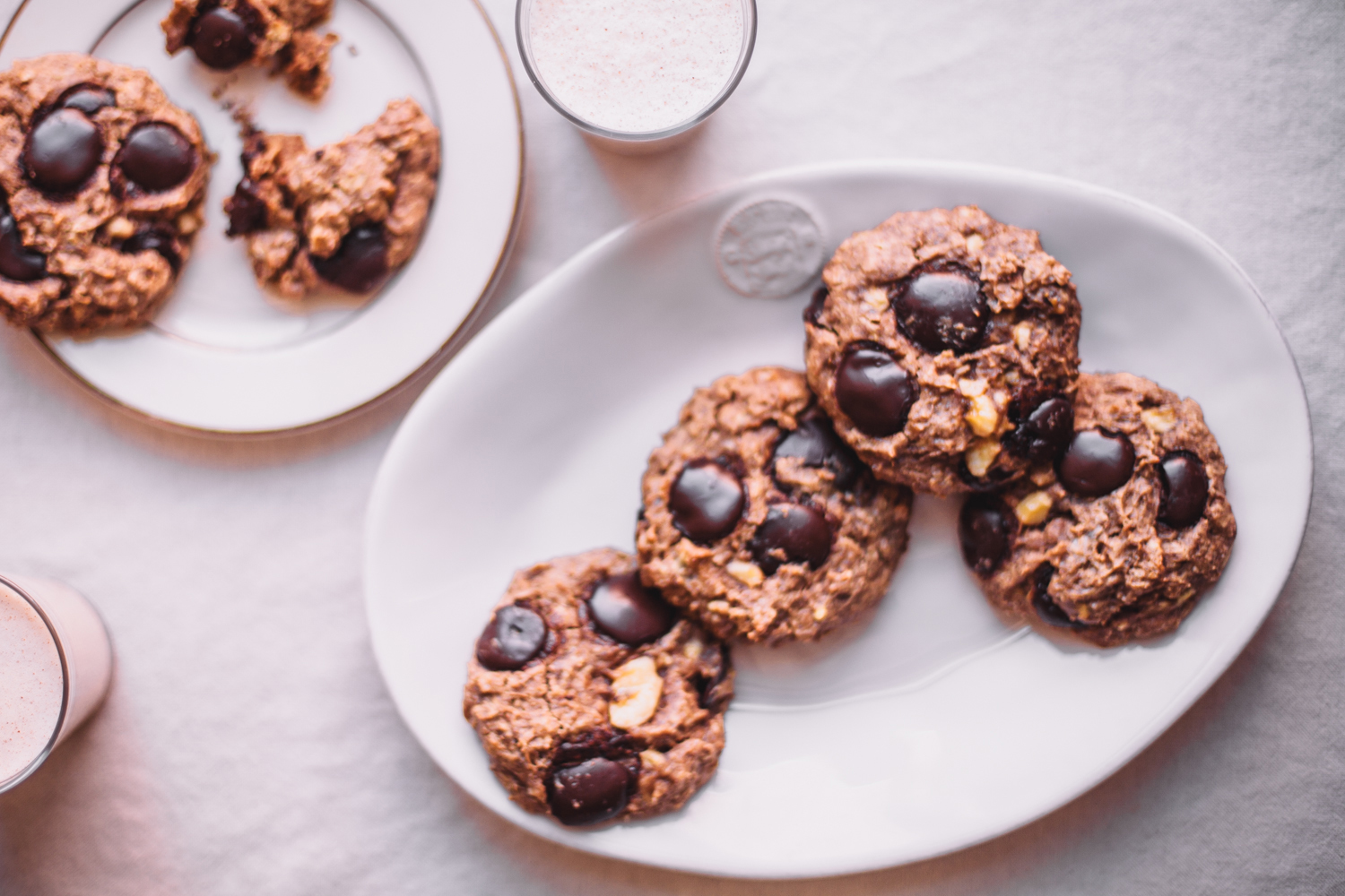 Chunky Monkey Cookies, Vegan and Gluten-Free - Golubka Kitchen