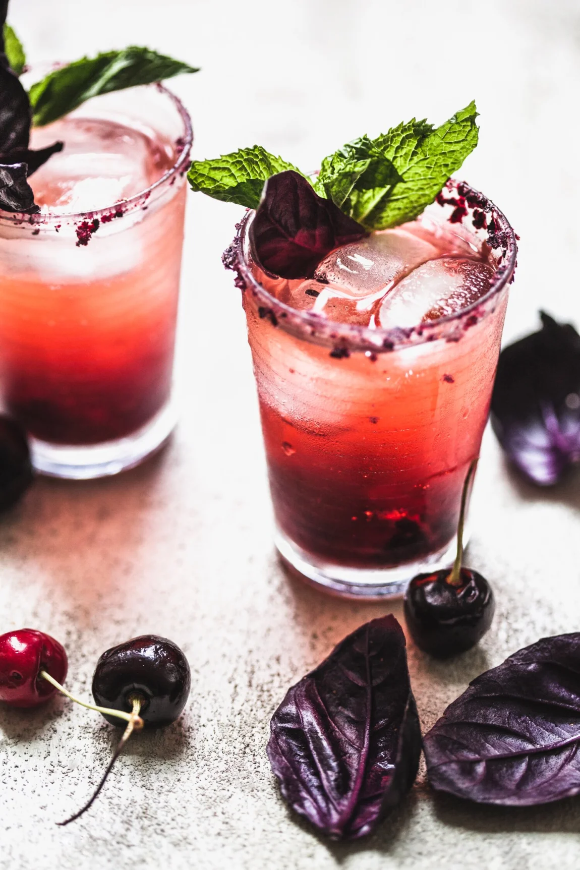 Cherry Syrup and Cherry Kombucha Mocktail - Golubka Kitchen