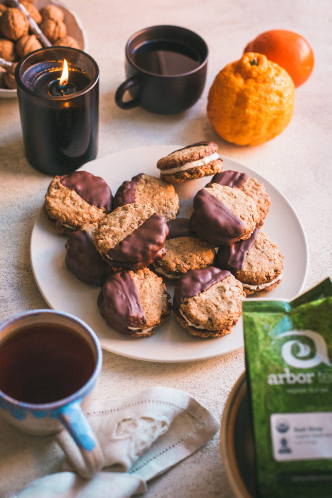 Earl Grey Tea Sandwich Cookies, Vegan and Gluten-Free + Giveaway