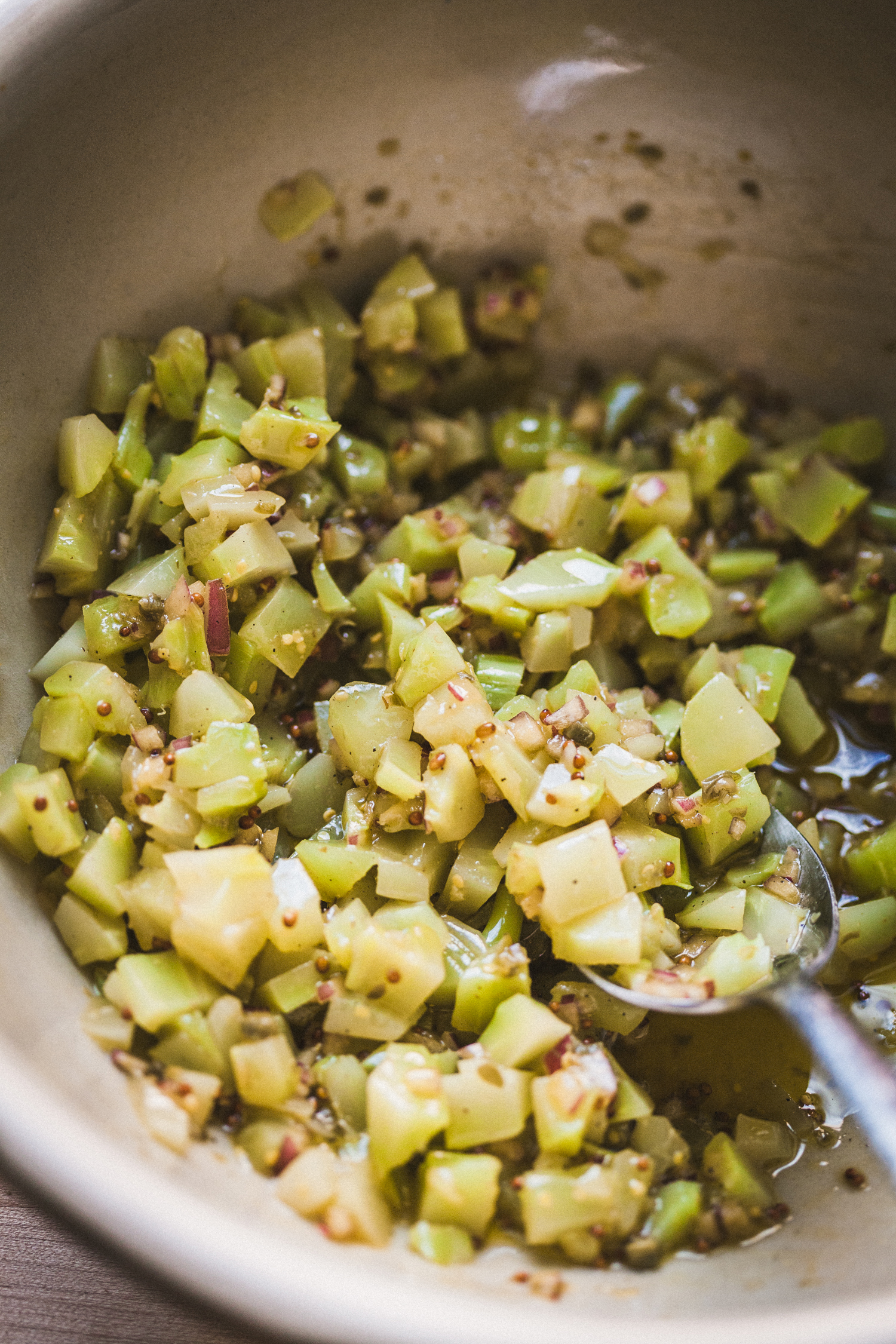 Broccoli Stem 'Tartare' - Golubka Kitchen