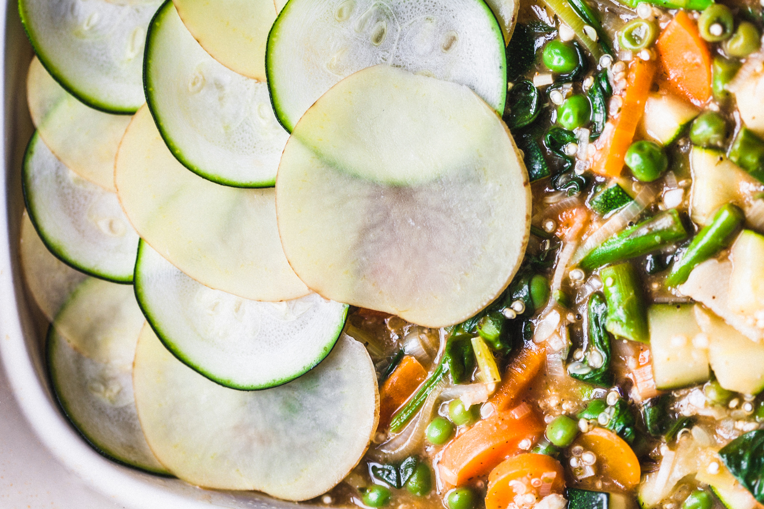 Spring Vegetable and Quinoa Pot Pie - Golubka Kitchen