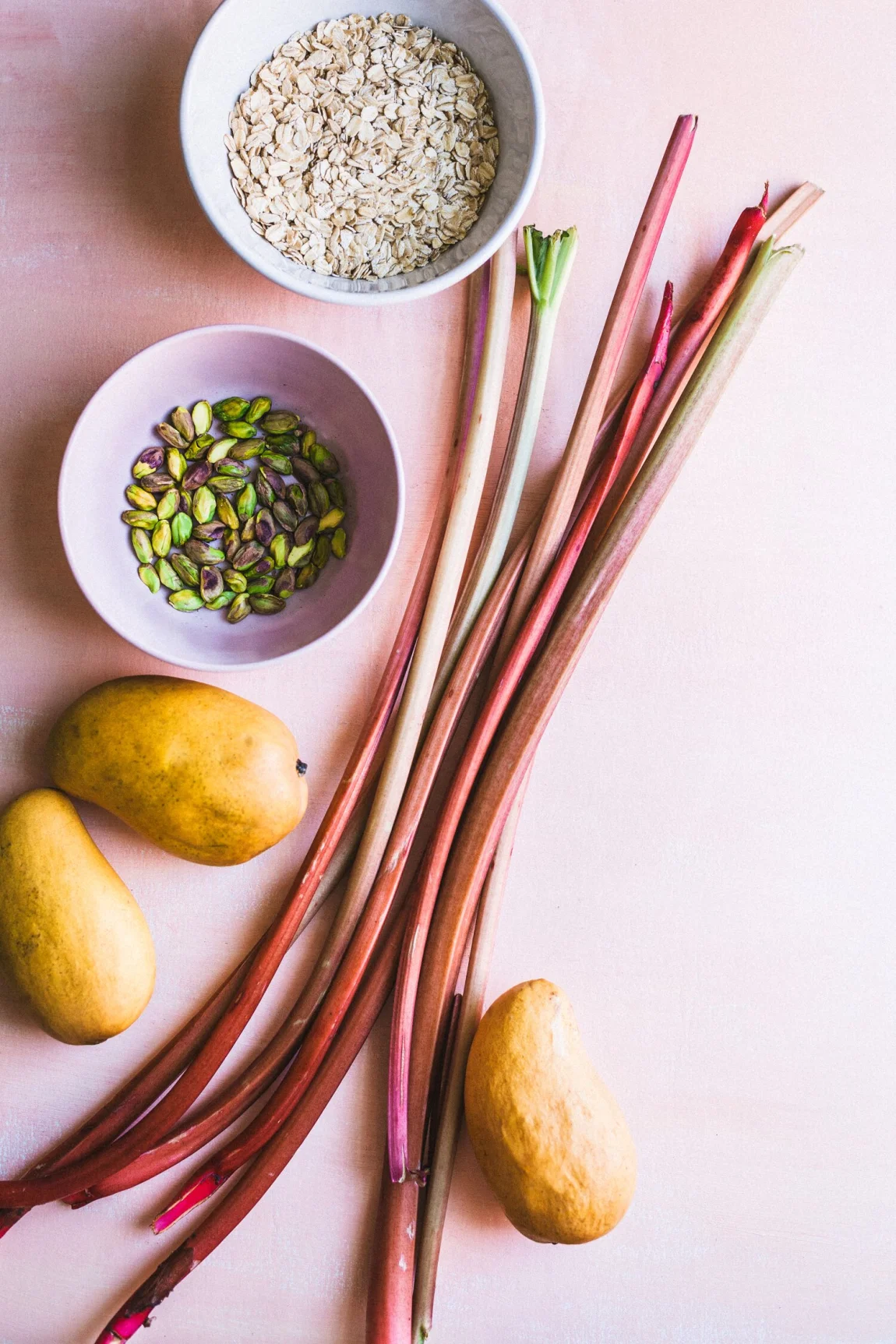 Easy Rhubarb Mango Crisp - Golubka Kitchen