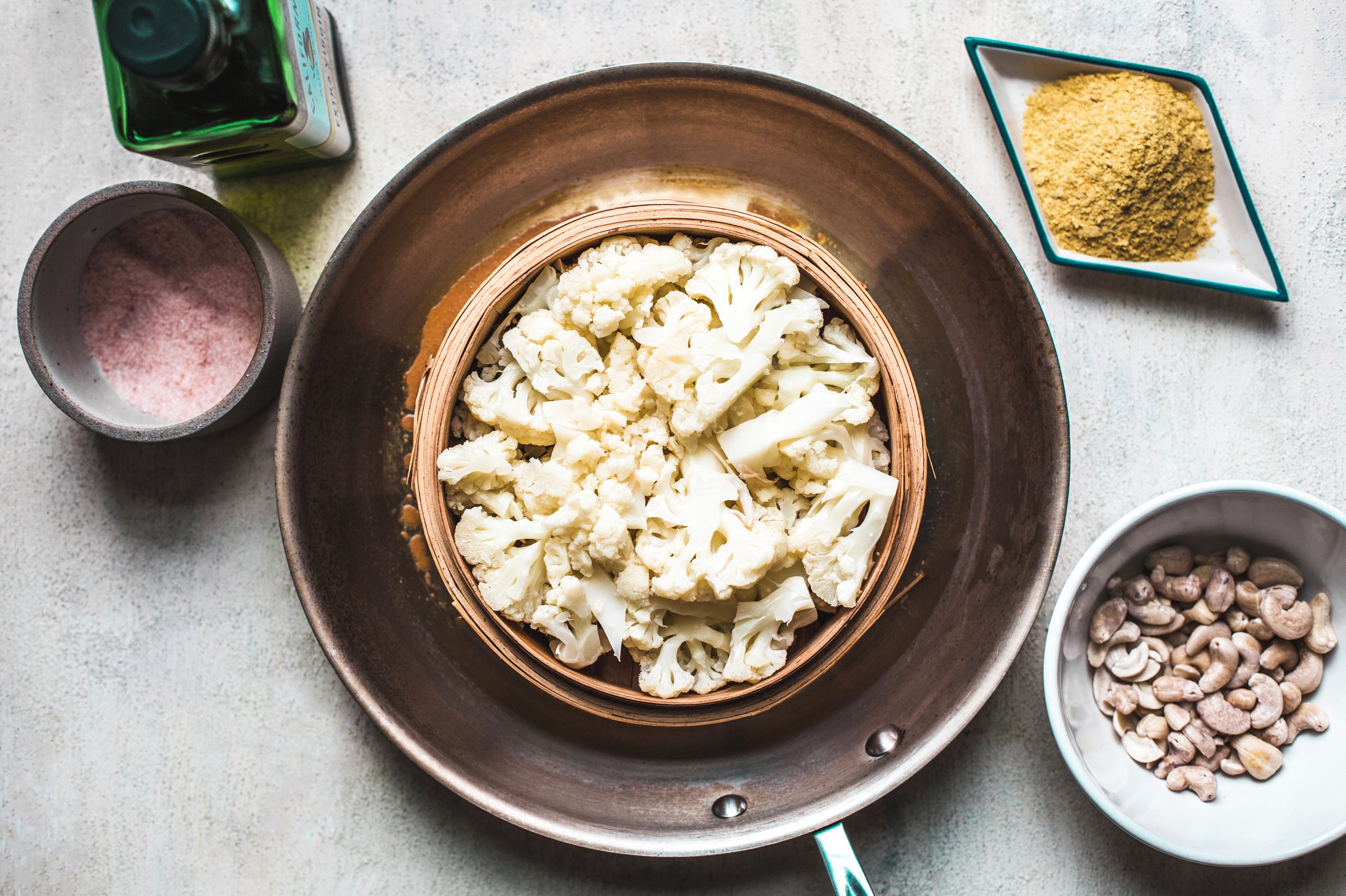 Mushroom and Onion Cauliflower Bake from Whole Food Cooking Every Day - Golubka Kitchen