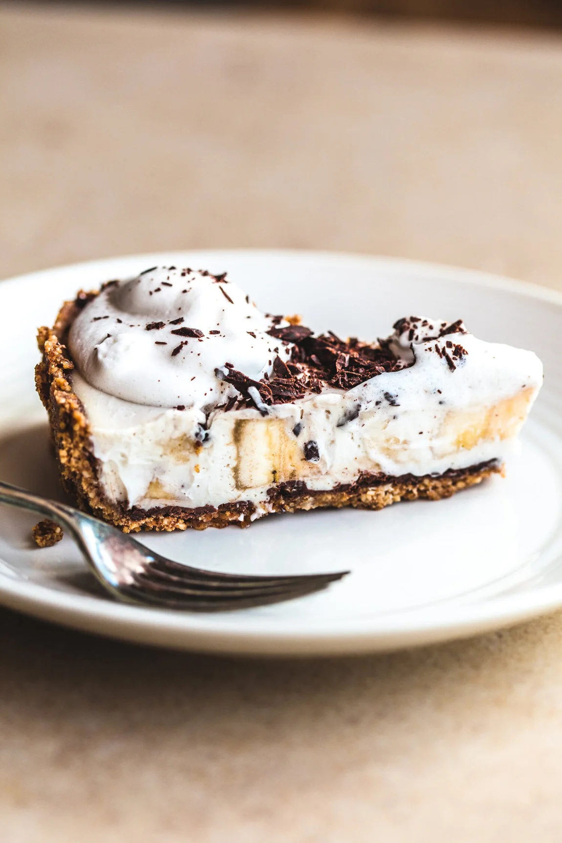 Banana Cream Pie, Vegan & GF - Golubka Kitchen