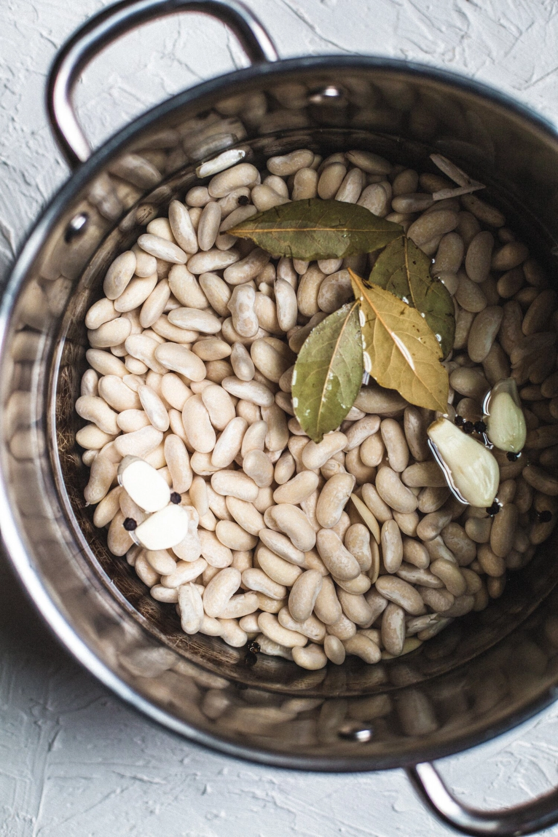 Brothy Beans & Greens Lunch - Golubka Kitchen