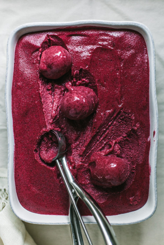 Roasted Berry Sorbet