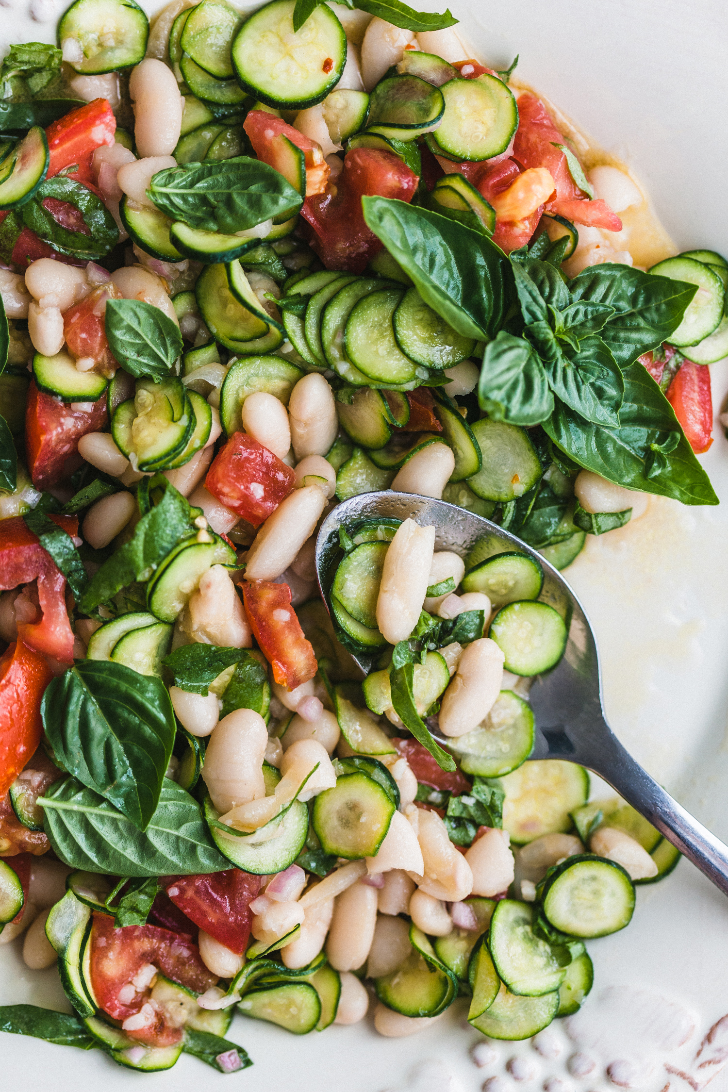 Marinated White Bean Salad - Golubka Kitchen