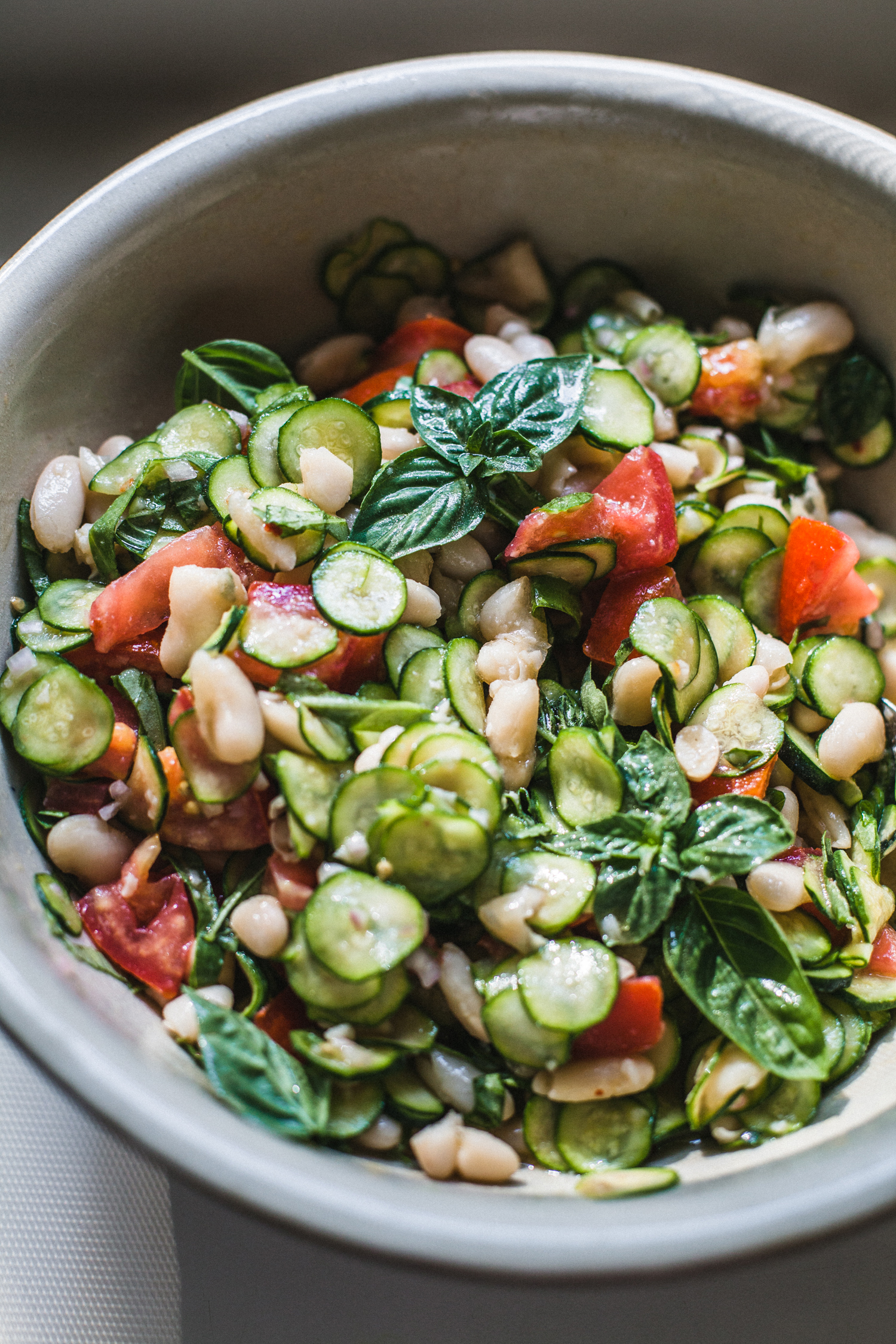 Marinated White Bean Salad - Golubka Kitchen