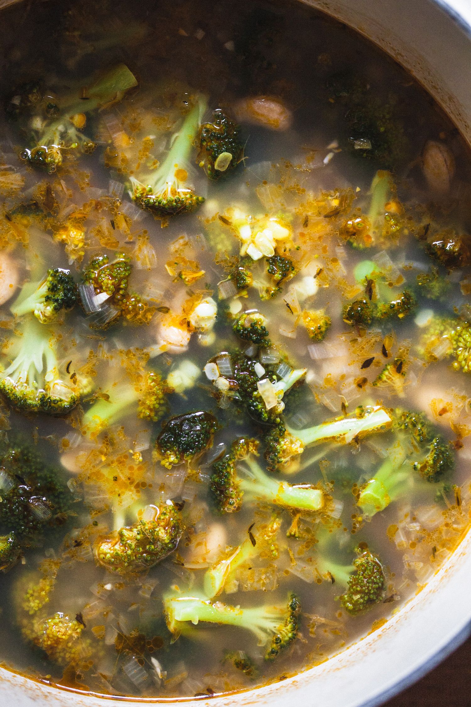 Creamy Corn and Broccoli Soup - Golubka Kitchen