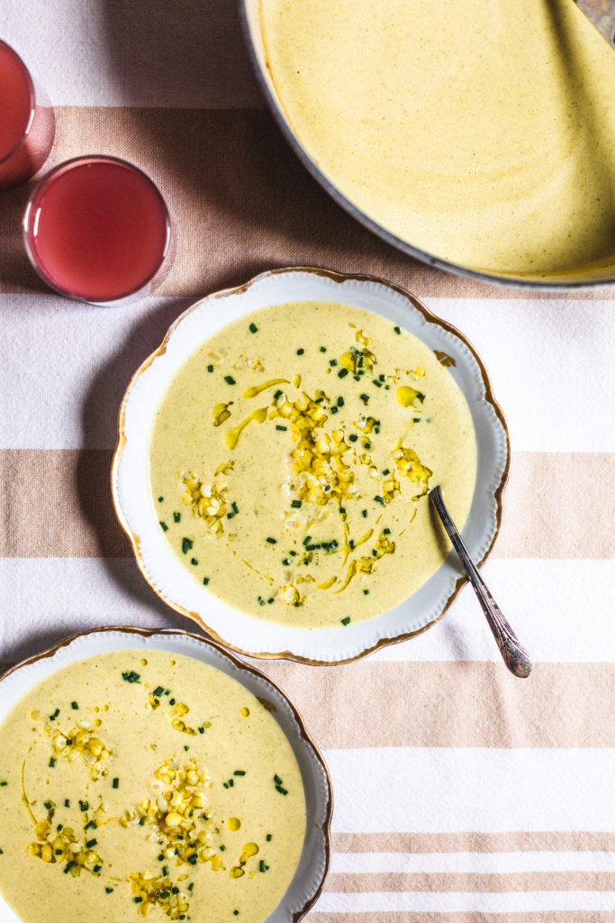 Creamy Corn and Broccoli Soup