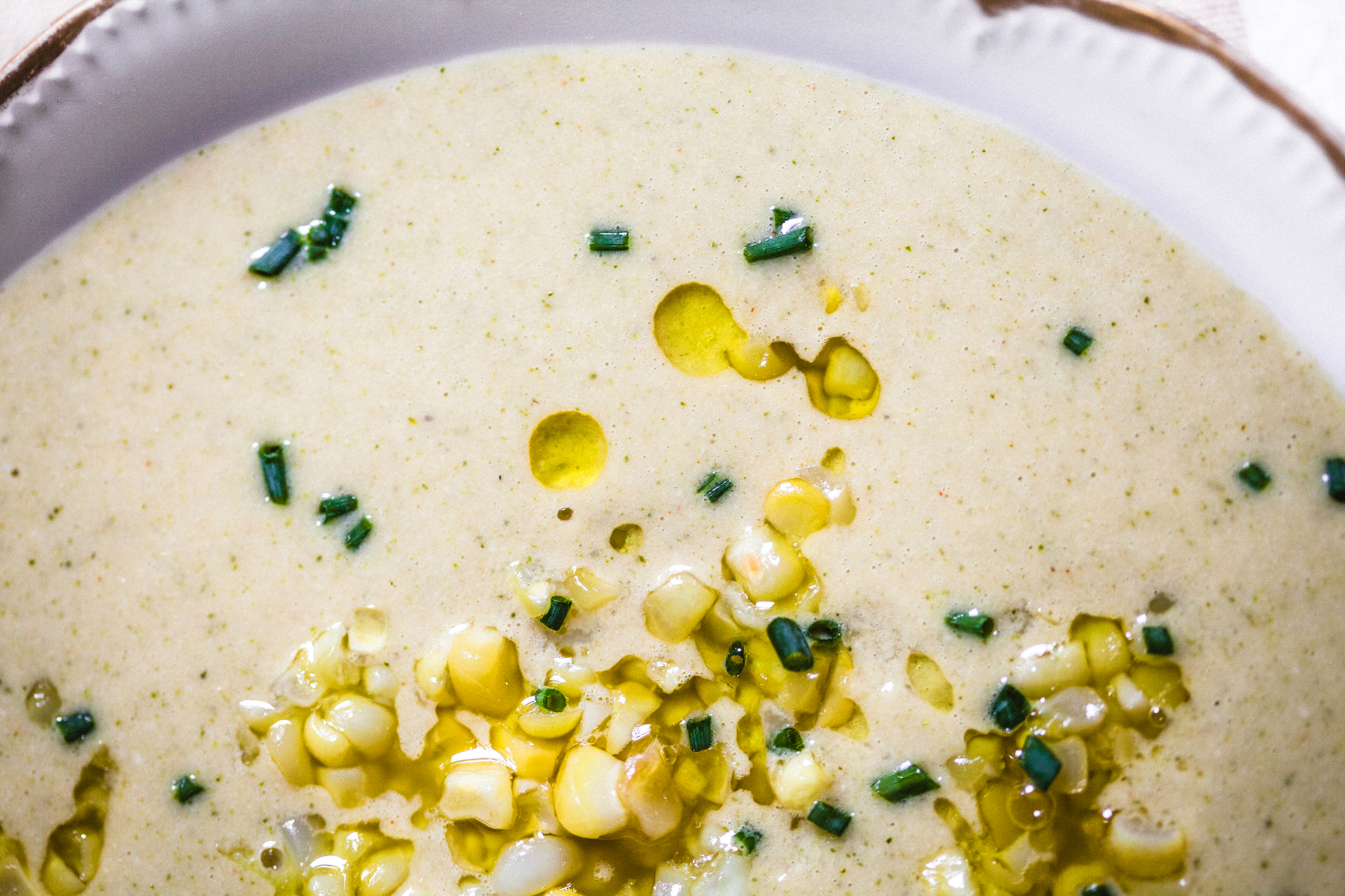 Creamy Corn and Broccoli Soup - Golubka Kitchen